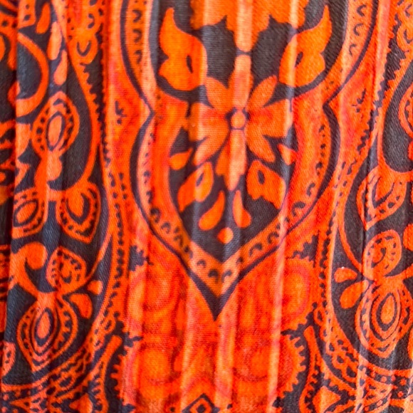 Pretty Rust & Deep Brown FALL Top🍁Button-Up🍁Bell sleeves🍃VERY GOOD CONDITION! - Picture 6 of 9